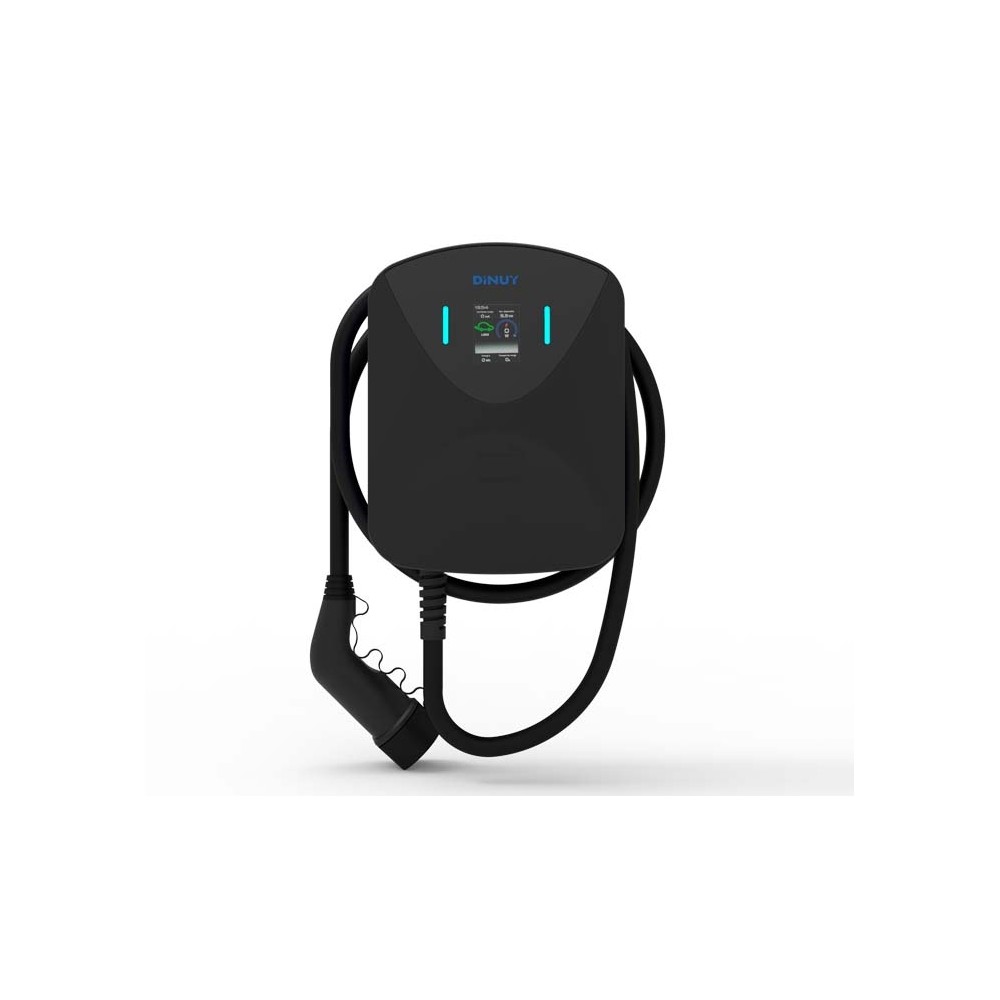 Caricatore Veicoli Elettrici KNX Dinuy VE 741 MP1 7,4 kW 1 Uscita Cavo 10m con Protezioni