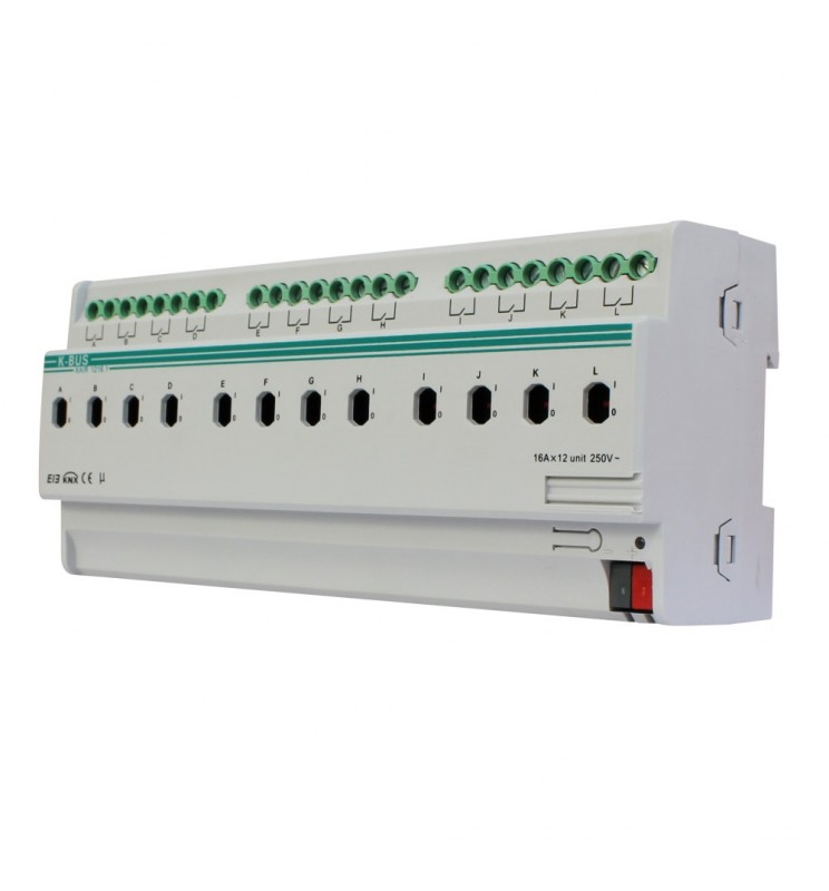 EIB / KNX Switch Actuator 12 Folds 16 A